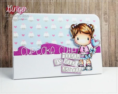 Christmas Swiss Pixie Clear Stamp Set